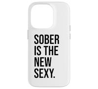 Carcasa para iPhone 14 Pro Sober is The New Sexy & Sober Anniversary Sobriety Recovery