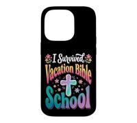 Carcasa para iPhone 14 Pro Sobreviví a la Escuela bíblica de Vacaciones
