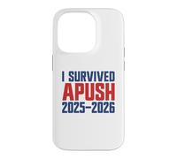 Carcasa para iPhone 14 Pro Sobreviví Apush 2025-2026 Ap Historia de EE. UU. Sobreviví a Apush