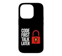 Carcasa para iPhone 14 Pro Software Developer Code First Talk Later