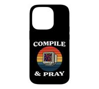 Carcasa para iPhone 14 Pro Software Developer Compile & Pray Retro Coder