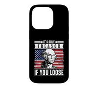 Carcasa para iPhone 14 Pro Solo es traición si pierdes a George Washington Patriotic