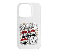 Carcasa para iPhone 14 Pro Someone In Iraq Loves Me Heart Iraq Flag