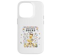 Carcasa para iPhone 14 Pro Special Needs Mom Autism Caregivers Cute Mama Duck