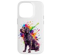 Carcasa para iPhone 14 Pro Splash Art Labrador Dog
