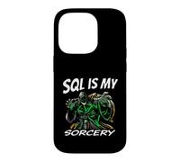 Carcasa para iPhone 14 Pro SQL Developer Sorcery Funny Database Admin Programmer
