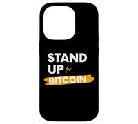 Carcasa para iPhone 14 Pro Stand Up For Bitcoin Cryptocurrency Is Freedom BTC Crypto