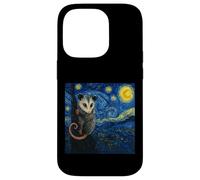 Carcasa para iPhone 14 Pro Starry Night Opossum Van Gogh Possum