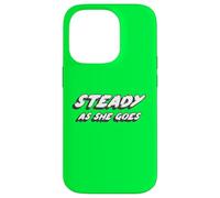 Carcasa para iPhone 14 Pro Steady as She Goes | 2000's Music Song White