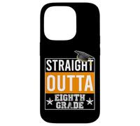 Carcasa para iPhone 14 Pro Straight Outta 8th Grade Graduation