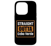 Carcasa para iPhone 14 Pro Straight Outta Cabo Verde Retro Envejecido Vintage Humor