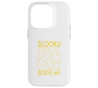 Carcasa para iPhone 14 Pro Sudoku Solve Me Puzzle Lógica Pensamiento Rompecabezas