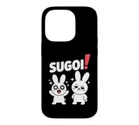 Carcasa para iPhone 14 Pro Sugoi! Funny Chibi Anime Bunny Kawaii Manga Comedia