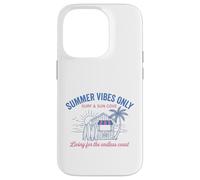 Carcasa para iPhone 14 Pro Summer Vibes Only Surf Sun Cove Beach Vacaciones
