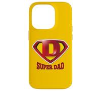 Carcasa para iPhone 14 Pro Super Dad Shield tee Shirt, Happy Father's Day, Best Father