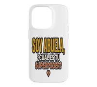 Carcasa para iPhone 14 Pro Superpoderes of Abuela Frase Divertida para Abuelas