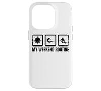 Carcasa para iPhone 14 Pro Surfista Fin de Semana Amante del Surf