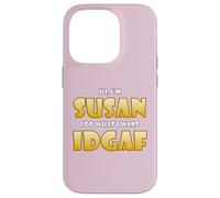 Carcasa para iPhone 14 Pro Susan Joke Idgaf Meme Cute Halloween Costume For Susans