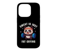 Carcasa para iPhone 14 Pro Sweat Is Just Fat Crying Panda Gym Workout