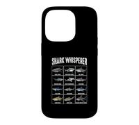 Carcasa para iPhone 14 Pro Tabla de identificación de Especies de Tiburones susurradores de Tiburones