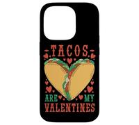 Carcasa para iPhone 14 Pro Tacos Are My Valentine Funny Valentine’s Day Foodie