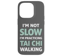 Carcasa para iPhone 14 Pro Tai Chi Caminando No Soy Lento Humor