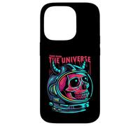 Carcasa para iPhone 14 Pro Take Over The Universe, Cool Skeleton Astronaut Short Sleeve