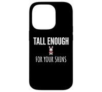Carcasa para iPhone 14 Pro Tall Enough for Your Shins Cute Bunny Rabbit Boxing