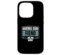 Carcasa para iPhone 14 Pro Tarjeta de béisbol Fiend Cool Baseball Fan Coleccionista de Tarjetas coleccionables
