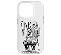 Carcasa para iPhone 14 Pro Tatuaje Lincoln Washington Tinta Divertida entintada Hace Bien un Cuerpo