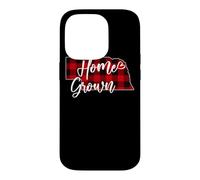 Carcasa para iPhone 14 Pro Tela Escocesa roja cultivada en casa de Nebraska Buffalo NE State Love