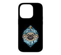 Carcasa para iPhone 14 Pro Tengo un Amigo en mí, Divertido Meme para Amantes de los Perros Pug