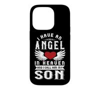 Carcasa para iPhone 14 Pro Tengo un ángel en el Cielo y lo llamo Recuerdo de mi Hijo