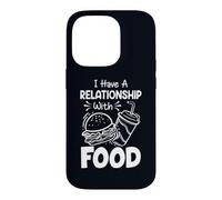 Carcasa para iPhone 14 Pro Tengo una relación con la Comida Humor Divertido Amantes de la Comida rápida