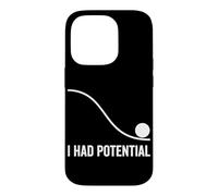 Carcasa para iPhone 14 Pro Tenía potencial Física Ciencia Humor Fórmula energética Nerd