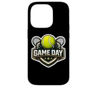 Carcasa para iPhone 14 Pro Tenis Game Day Fan Lover Lindo Jugador Entrenador Espectador Cita