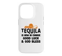Carcasa para iPhone 14 Pro Tequila is Now in Charge Good Luck and God Bless Margarita