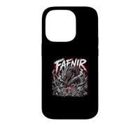 Carcasa para iPhone 14 Pro Tesoro de Runa vikinga dragón nórdico Fafnir
