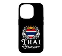 Carcasa para iPhone 14 Pro Thai Princess Thailand Flag Proud Thai Girl