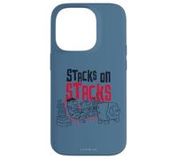 Carcasa para iPhone 14 Pro The Flintstones Fred Barney Stacks on Stacks