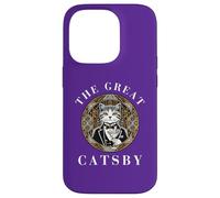 Carcasa para iPhone 14 Pro The Great Catsby, diseño Divertido de Gatos, Amante de los