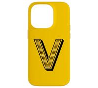 Carcasa para iPhone 14 Pro The Letter V Fun Big and Bold for Eventos Family Teams Group