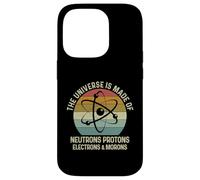 Carcasa para iPhone 14 Pro The Universe Is Made of Protons Neutrons Electron and Morons