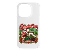 Carcasa para iPhone 14 Pro The Villages Florida SantaCon 2026 Carrito de Golf de Navidad