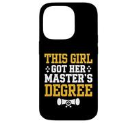 Carcasa para iPhone 14 Pro This Girl Got Her Masters Degree Graduation Mastered It 2026