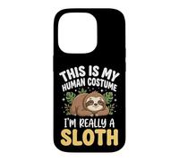 Carcasa para iPhone 14 Pro This Is My Human Costume I'm Really A Sloth Persona Perezosa