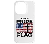 Carcasa para iPhone 14 Pro This Is My Pride Flag Jesus Cross USA American 4 of July