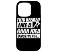 Carcasa para iPhone 14 Pro This Seemed Like a Good Idea Jogging Corredor Divertido Correr
