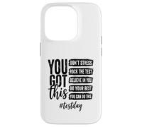 Carcasa para iPhone 14 Pro Tienes Esto No te estreses Rock The Test Day