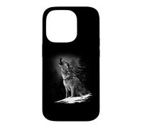 Carcasa para iPhone 14 Pro Tierra de Caza de Lobos y Fauna Silvestre del Bosque